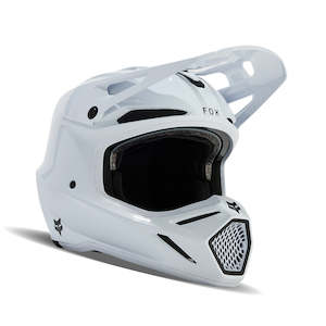 Fox V3 Rs Carbon Solid Helmet Mips Ce [white]