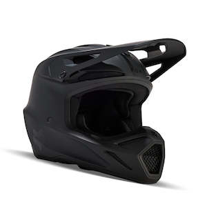 FOX YOUTH V3 SOLID HELMET [MATTE BLACK]