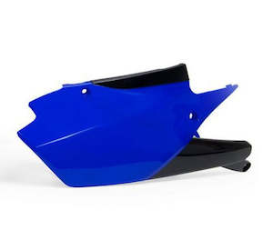 Plastic: SIDE PANELS RTECH YAMAHA MADE IN ITALY YZ450F 18-20 YZ250F YZ450FX 19-20 YZ250FX 2020 BLUE BLACK