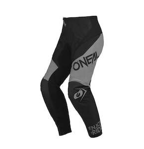 Pants: O'Neal ELEMENT Racewear V.23 Pant - Black/Grey