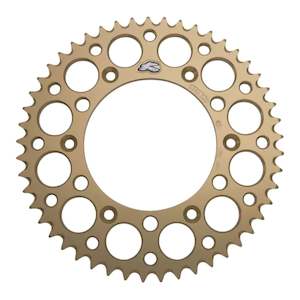 Sprockets: Renthal Sprocket Rear Hard Anodised 49T Grooved Honda