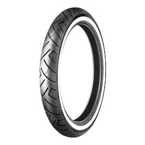 Tubes: Shinko 90/90-21 SR777 Tubeless Front Cruiser Tyre (White Wall)