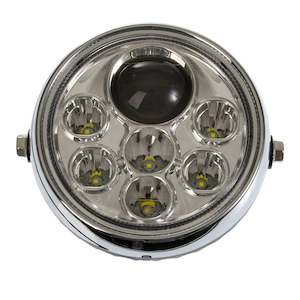 Whites Headlight LED 5" Complete Multi Voltage 6-12V