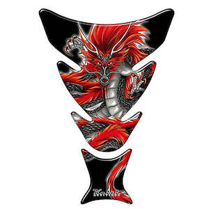 Tank Pads Stompgrip: KEITI TANK PAD DRAGON KT6200R-2 [RED]