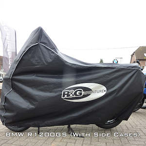 Adventure Outdoor Bike Cover Black R&G - Cannot be Air Freighted (BC0007BK)