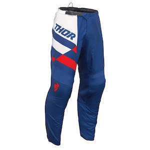 Pants: Thor Sector Checker Pants Youth Navy/Red