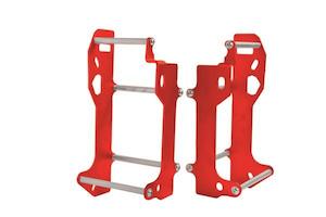 Radiator Guards: Radiator Braces Crosspro Honda Crf250 R 18 20 Crf250 Rx 19 20 Red