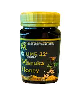 Mountain Gold Manuka Honey UMF22+ MGO 1000+