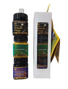 Mountain Gold UMF 5+ Manuka, Kanuka, and Beech Honeydew Honey Gift Pack