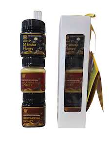 Mountain Gold UMF 5+ Manuka, Southern Rata and Rewarewa Honey Gift Pack