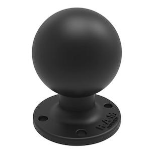 Direct: RAM Round Base (62mm diameter) - D Sized (2.25") Ball - 4 Hole AMPS pattern