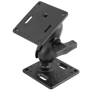 RAM Square VESA Base Plates - 92mm - short double socket arm - C Series