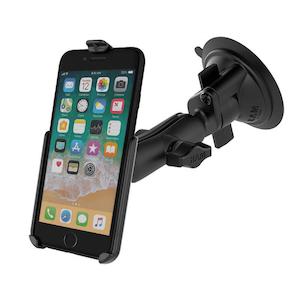 RAM iPhone 6 / 6S / 7 Form-Fit Cradle - with Twist Lock Suction Cup Base