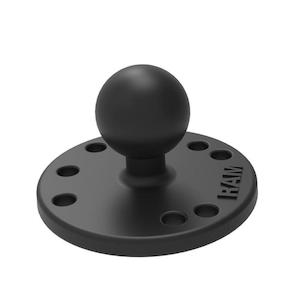 Direct: RAM Round Base (63mm diameter) - B Series (1") Ball