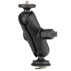 RAM Camera Mount (1/4"-20 Male Thread) - Track Ball Base and Composite Arm