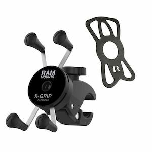 Direct: RAM X-Grip Universal SmartPhone Cradle - Low Profile Tough-Claw Handlebar Base