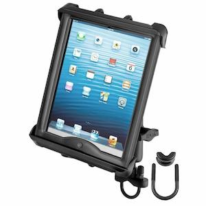 Direct: RAM Tab-Tite Cradle - 10" Tablets with U-Bolt Rail Handlebar base