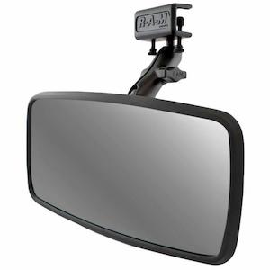 RAM Waterski Mirror with Windscreen / Windshield Mount