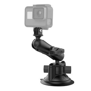 RAM Action Camera / GoPro Mount with Suction Cup Base