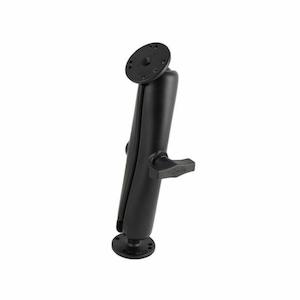 RAM Double Ball Mount with 2 Round Base Plates - C Series (1.5" Ball) - Long Arm