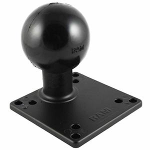 RAM Square VESA Base Plate - 121mm square - E Size 3.38" Ball - reinforced