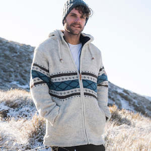 Wool Jackets Men: Southern Alps Men - Oat