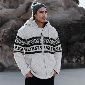 Wool Jackets Men: Te Anau Men - Oat