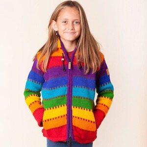 Wool Jackets Kids: Carnival Girls