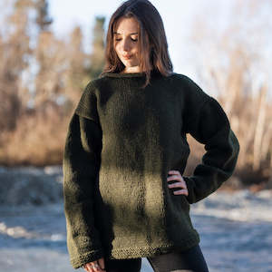 Wool Jerseys Women: Weekender Jersey Women - Forest Green