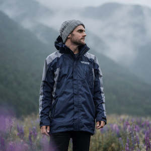 Ventura Waterproof Rain Jacket - Men Navy