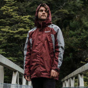 Ventura Waterproof Rain Jacket - Men Red