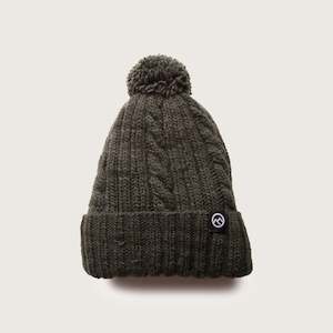 Accessories Beanies: Merino Wool Ohakune Beanie - Forest