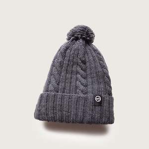 Merino Wool Ohakune Beanie - Slate