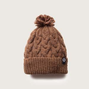 Accessories Beanies: Merino Wool Links Beanie - Clay