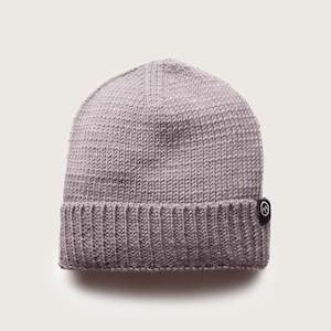 Accessories Beanies: Merino Wool Fisherman Beanie - Grey