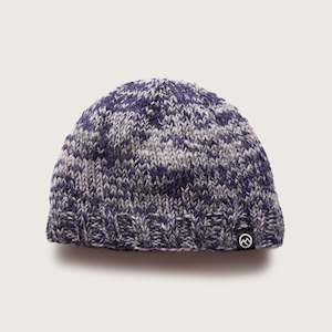 Sherpa Wool Beanie - Navy