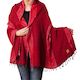 Sherpa Scarf/Shawl - Red