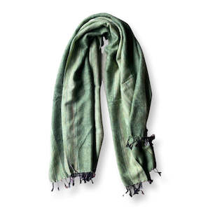 Accessories Sherpa Shawl Scarf: Sherpa Scarf/Shawl - Olive