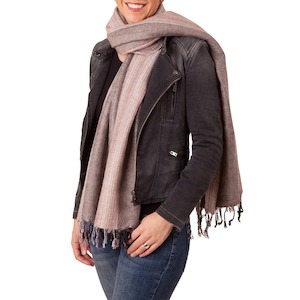 Sherpa Scarf/Shawl - Sand