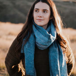 Sherpa Scarf/Shawl - Ocean