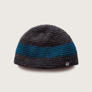 Tongariro Wool Beanie - Charcoal Petrol