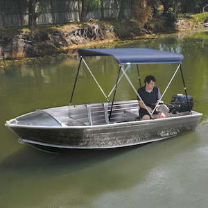 Bimini Tops: Aluminium 2 Bow Bimini for smaller boats