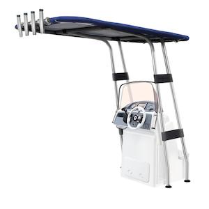 T Tops Boat Tops: Heavy Duty T-Top Deck Mount (Anodised Aluminium Frame)