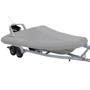 Rib Boat Trailerable Cover with rear openings for Roll Bars/Arches