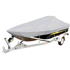 Boat Covers: Side Console Boat Cover Grey