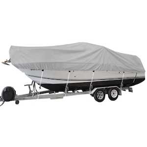 XL Runabout Boat Cover Inboard Grey