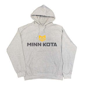 Minn Kota Distressed Hoodie Grey Marle