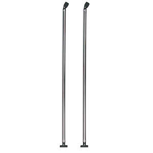 Aluminium Bimini Support Poles Fixed 1100mm (Pair)