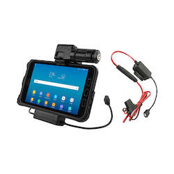 RAMÂ® Key-Locking Power & Data Cradle for Samsung Tab Active2 (RAM-HOL-SAM7PKL2-HARU)