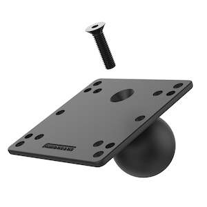 Computer peripherals: RAM® Steel Reinforced 100x100mm VESA Plate with Ball - D Size (RAM-D-246U-IN1)